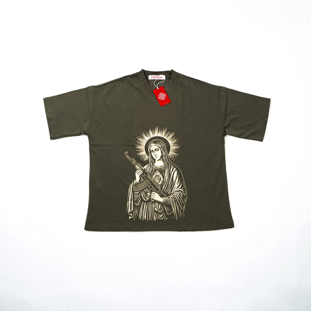 WAR TEE OLIVE GREEN